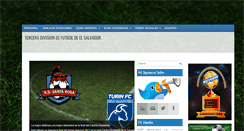 Desktop Screenshot of elsalvadorterceradivisiondefutbol.com