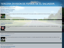 Tablet Screenshot of elsalvadorterceradivisiondefutbol.com
